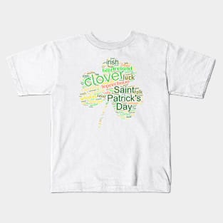 St Patrick's Day Special Clover Kids T-Shirt